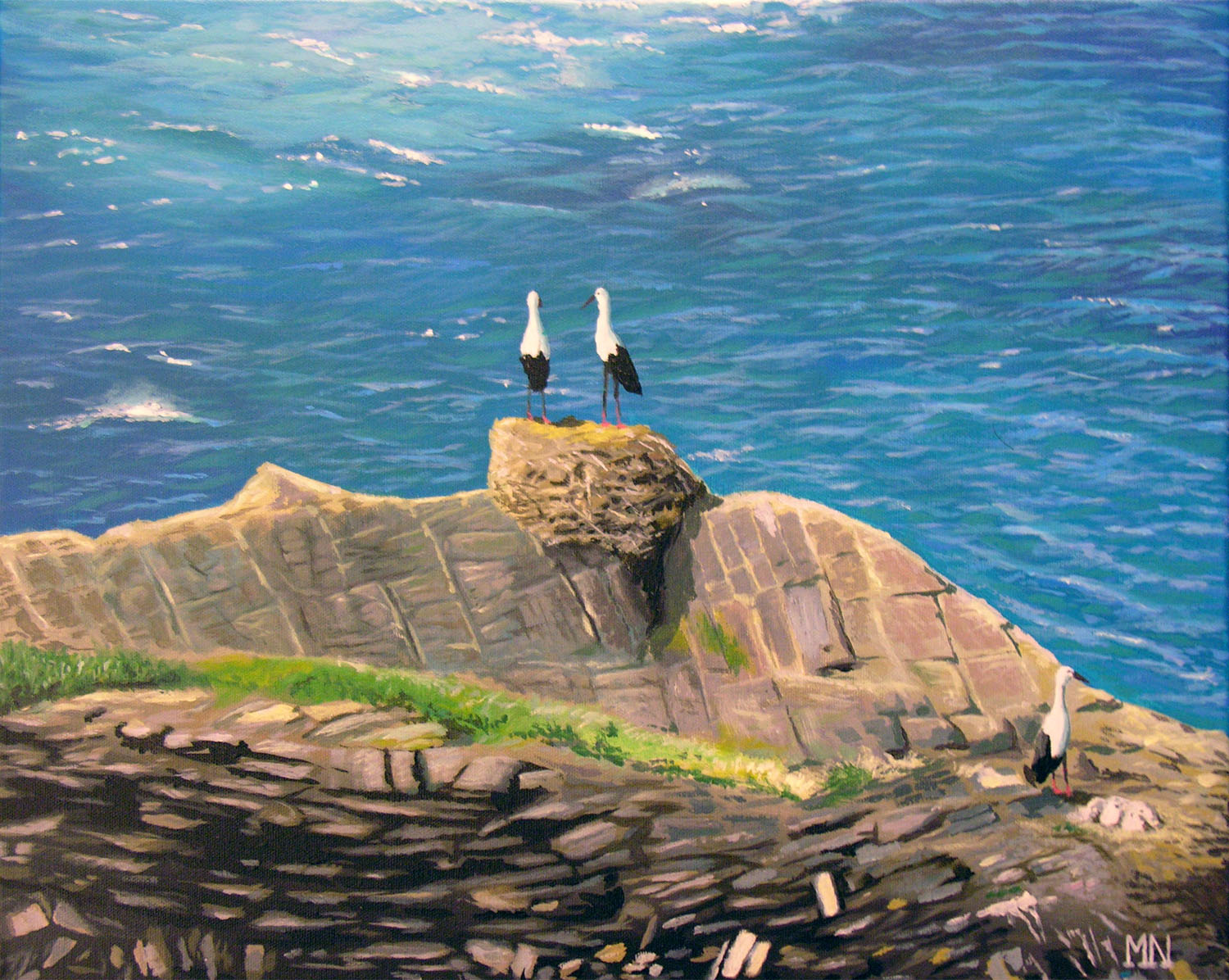 A painting named For the Birds